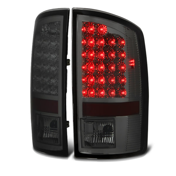 2007-2008 Dodge RAM 1500 Smoked Tail Light