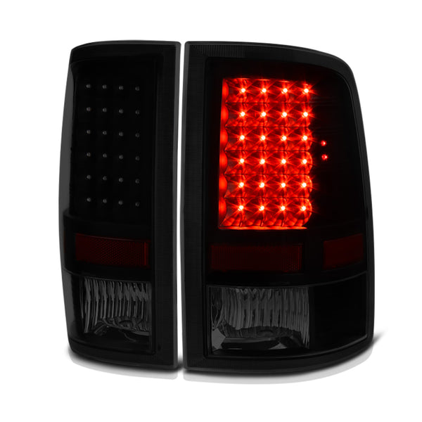 2009-2017 Dodge RAM 1500 Black Tail Light