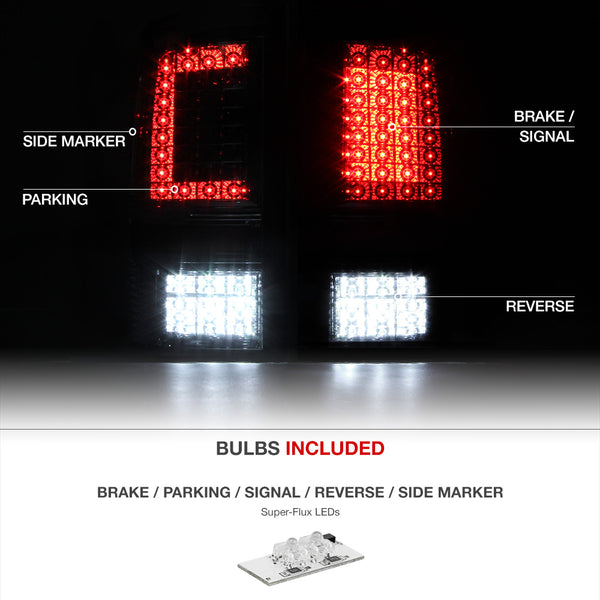2009-2017 Dodge RAM 1500 Sinister Black Tail Light