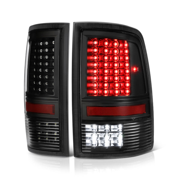 2009-2017 Dodge RAM 1500 Black Tail Light