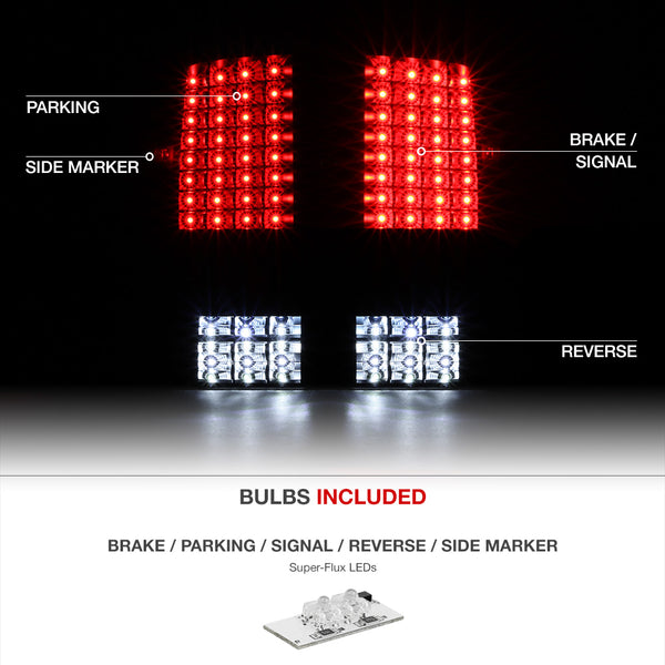 2009-2017 Dodge RAM 1500 Black Tail Light