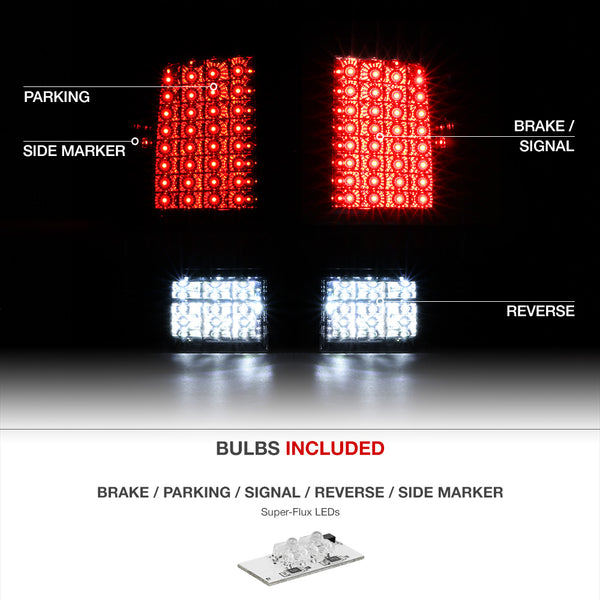 2009-2017 Dodge RAM 1500 Sinister Black Tail Light
