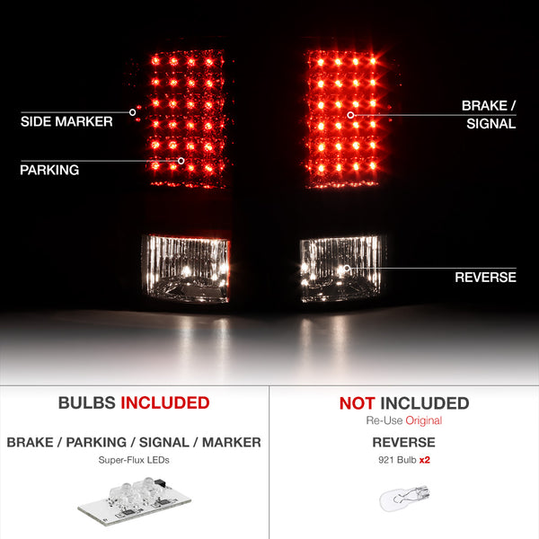 2009-2017 Dodge RAM 1500 Smoked Tail Light