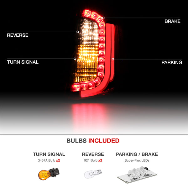 2011-2014 Ford Edge Rosso Burgundy Tail Light