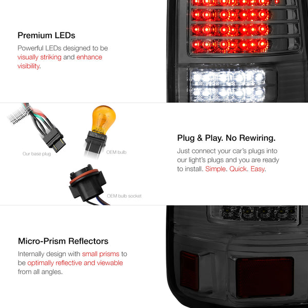2004-2008 Ford F-150 Smoked Tail Light