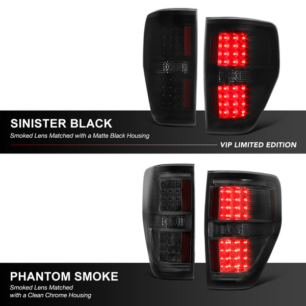 2009-2014 Ford F-150 Sinister Black Tail Light