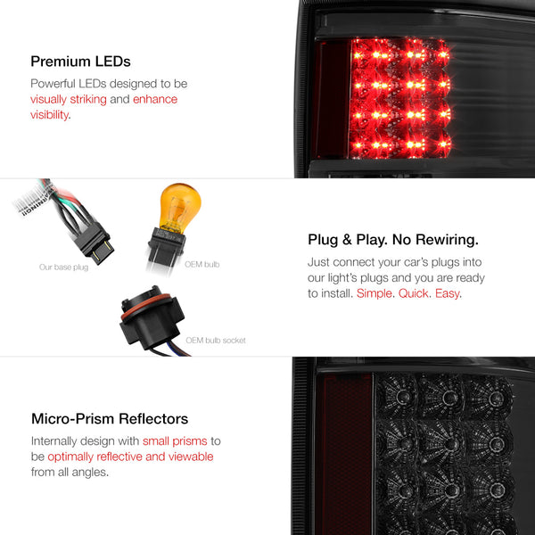 2009-2014 Ford F-150 Smoked Tail Light