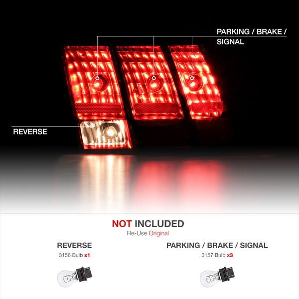 1999-2004 Ford Mustang Factory Style Tail Light