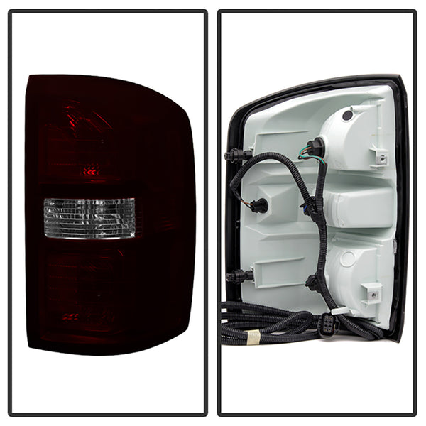 2014-2015 GMC Sierra 1500 Rosso Burgundy Tail Light
