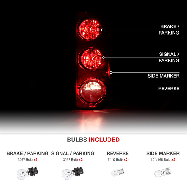 2007-2014 GMC Yukon XL 1500 | 2500 Rosso Burgundy Tail Light