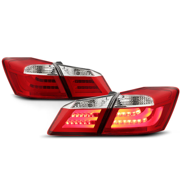 2013-2015 Honda Accord Rosso Red Tail Light