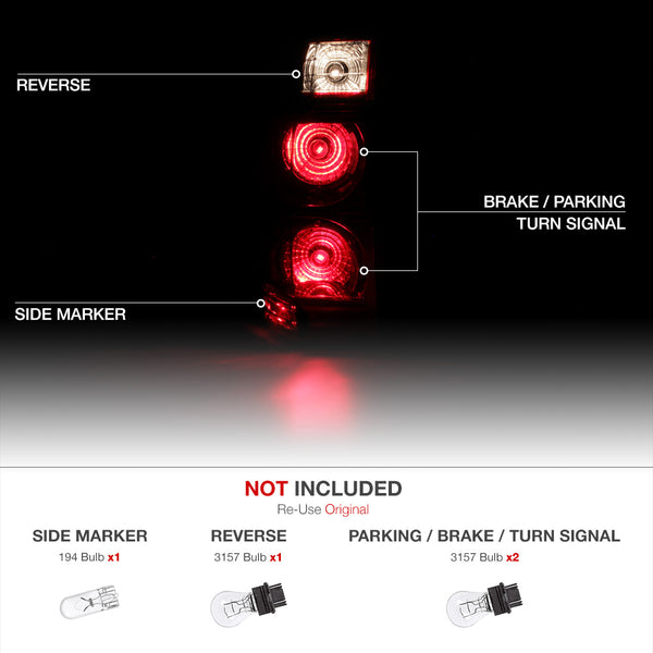 2006-2010 Jeep Commander Factory Style Tail Light