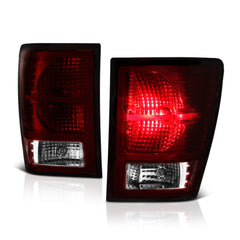 2007-2010 Jeep Grand Cherokee Rosso Burgundy Tail Light