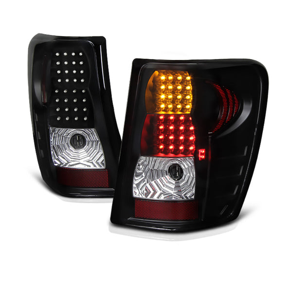 1999-2004 Jeep Grand Cherokee Black Tail Light