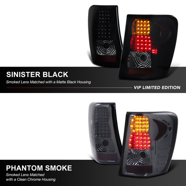 1999-2004 Jeep Grand Cherokee Black Tail Light