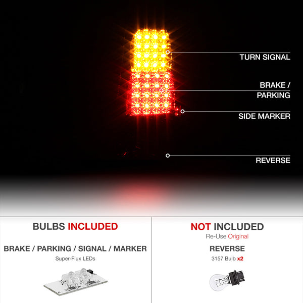 1999-2004 Jeep Grand Cherokee Smoked Tail Light