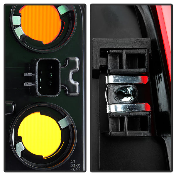 1999-2004 Jeep Grand Cherokee Rosso Red Tail Light