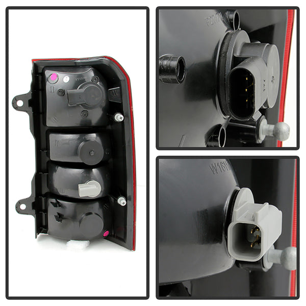 2008-2017 Jeep Patriot Rosso Burgundy Tail Light