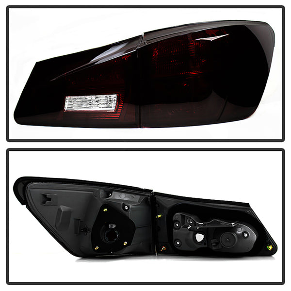 2006-2008 Lexus IS Series Rosso Burgundy Tail Light