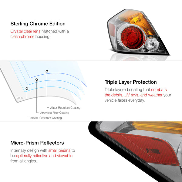 2007-2009 Nissan Altima Factory Style Tail Light