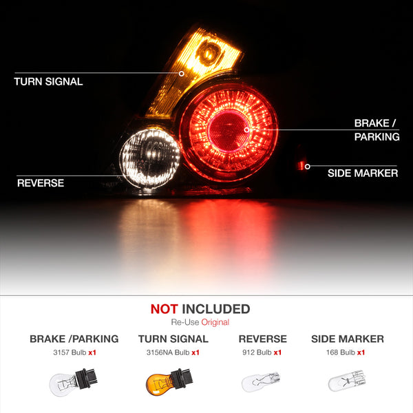 2007-2009 Nissan Altima Factory Style Tail Light