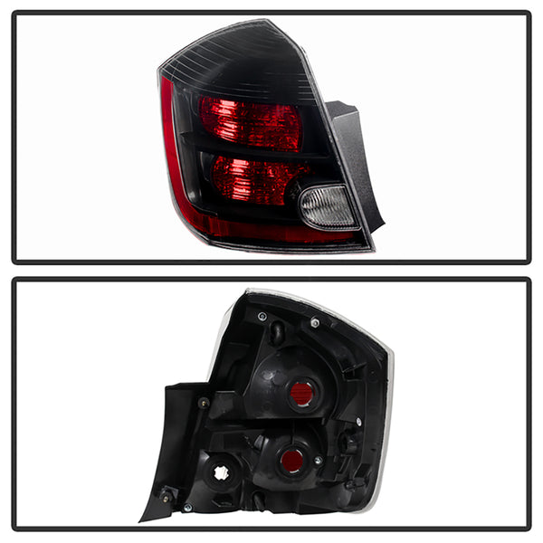 2007-2009 Nissan Sentra Black Tail Light