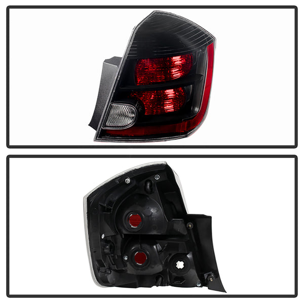 2007-2009 Nissan Sentra Black Tail Light