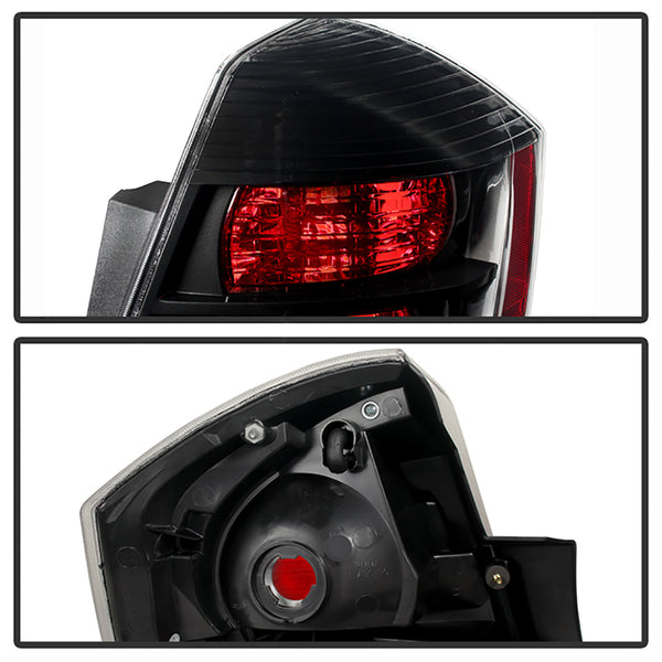 2007-2009 Nissan Sentra Black Tail Light
