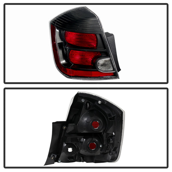 2010-2012 Nissan Sentra Black Tail Light