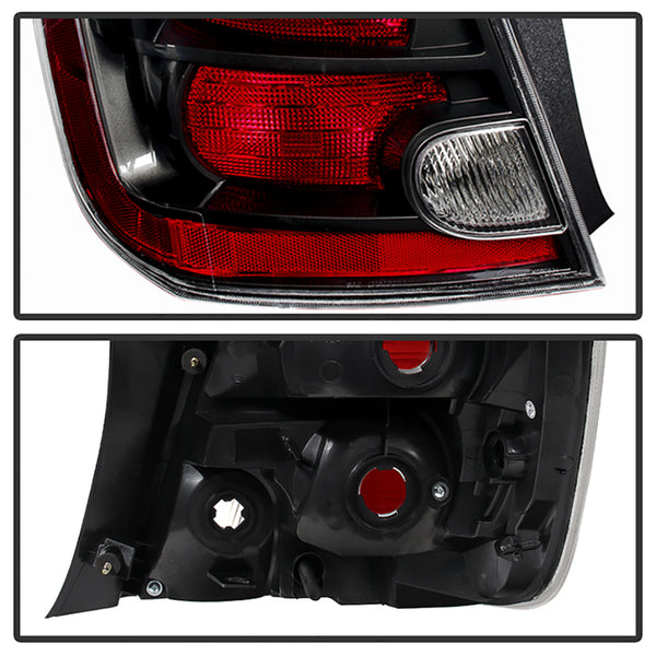 2010-2012 Nissan Sentra Black Tail Light