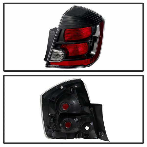 2010-2012 Nissan Sentra Black Tail Light