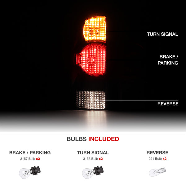 2005-2015 Toyota Tacoma Rosso Red Tail Light