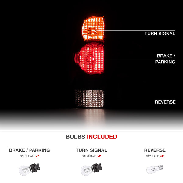 2005-2015 Toyota Tacoma Rosso Burgundy Tail Light