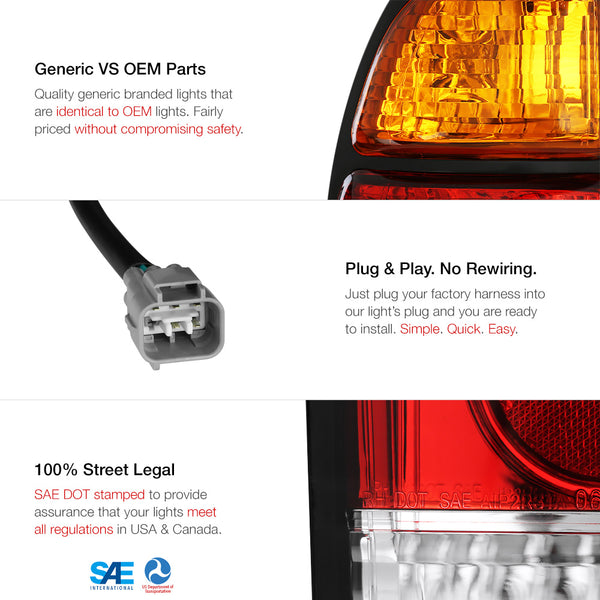 2000-2006 Toyota Tundra Chrome Tail Light