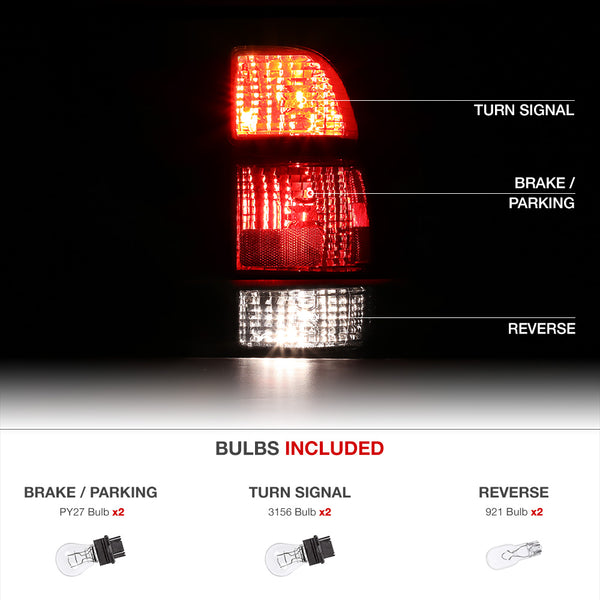 2000-2006 Toyota Tundra Rosso Burgundy Tail Light