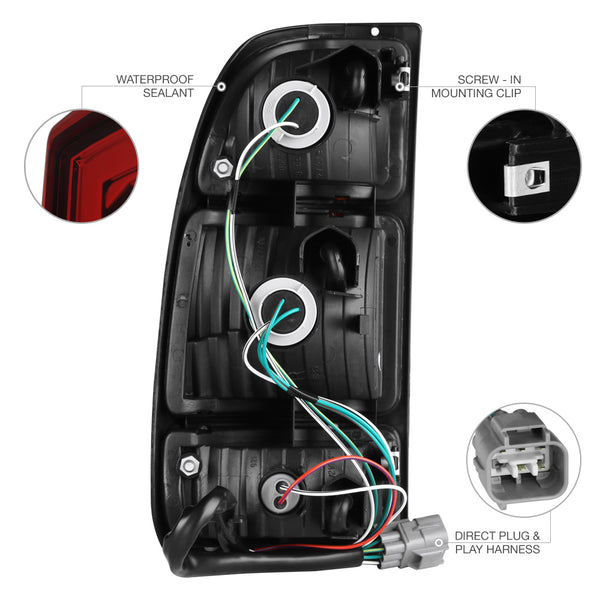 2000-2006 Toyota Tundra Rosso Burgundy Tail Light