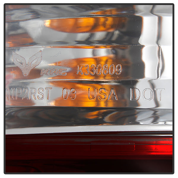 2005-2006 Toyota Tundra Rosso Burgundy Tail Light