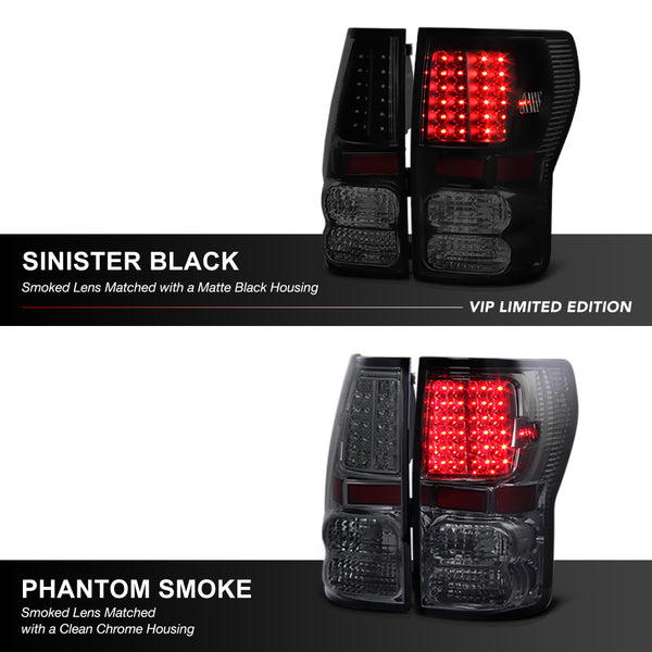 2007-2013 Toyota Tundra Black Tail Light