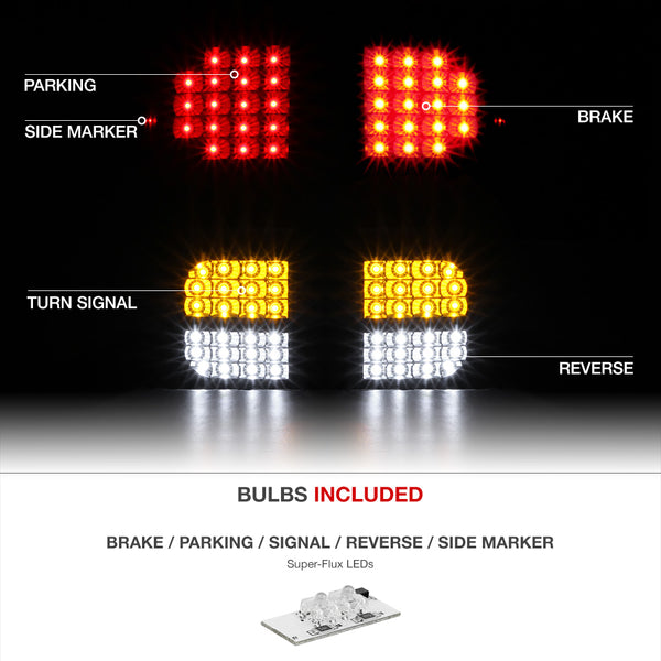 2007-2013 Toyota Tundra Black Tail Light