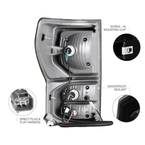 2007-2013 Toyota Tundra Sinister Black Tail Light