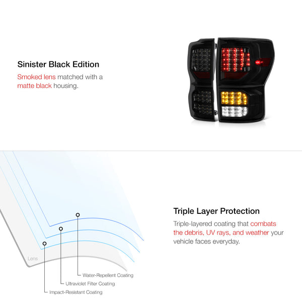 2007-2013 Toyota Tundra Sinister Black Tail Light