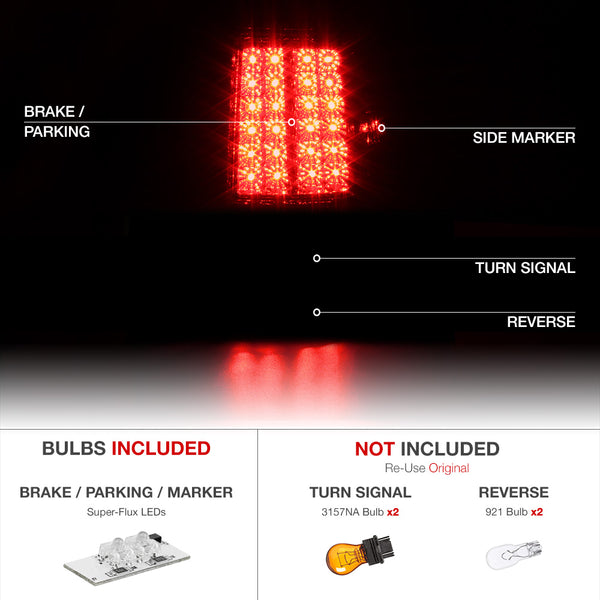 2007-2013 Toyota Tundra Smoked Tail Light