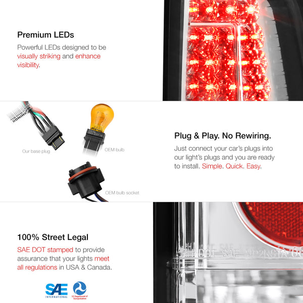 2003-2006 Chevrolet Silverado 1500 | 2500 | 3500 Chrome Tail Light