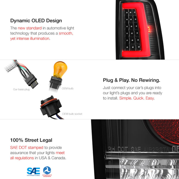 2003-2006 Chevrolet Silverado 1500 | 2500 | 3500 Black Tail Light