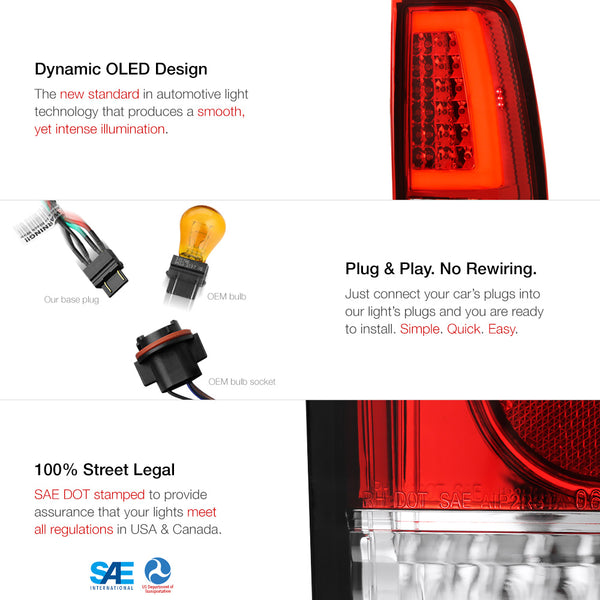 2003-2006 Chevrolet Silverado 1500 | 2500 | 3500 Red Tail Light