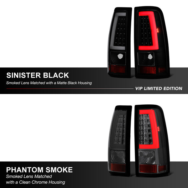 1999-2002 Chevrolet Silverado 1500 | 2500 | 3500 Sinister Black Tail Light
