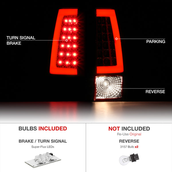 1999-2002 Chevrolet Silverado 1500 | 2500 | 3500 Red Tail Light