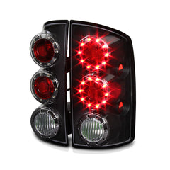 2002-2006 Dodge RAM 1500 Black Tail Light