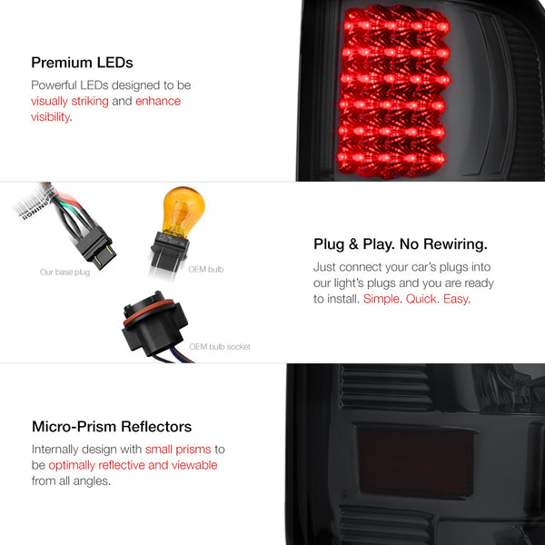 2004-2008 Ford F-150 Smoked Tail Light