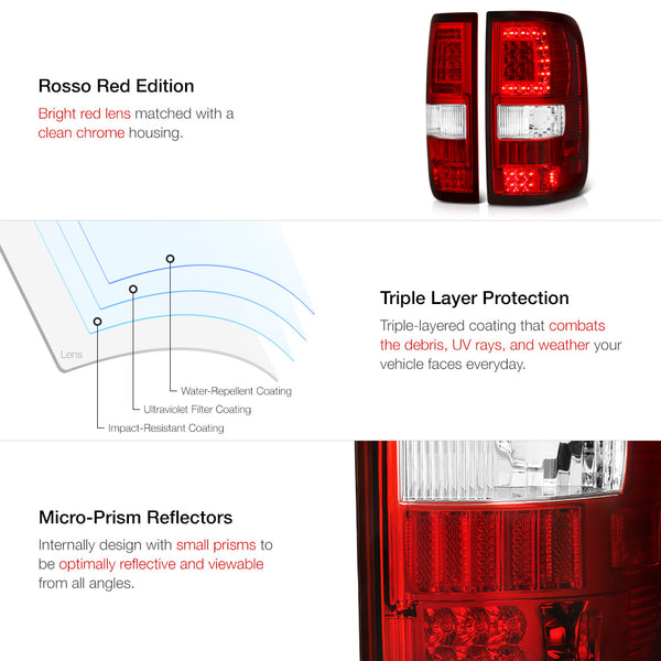 2004-2008 Ford F-150 Red Tail Light